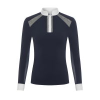 Polo da concorso LeMieux Camille a maniche lunghe Marina modello antico