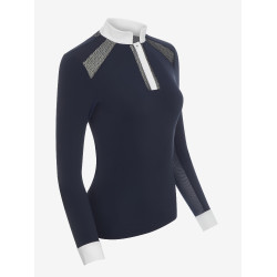 Polo da concorso LeMieux Camille a maniche lunghe Marina modello antico Blu marino Polo da concorso LeMieux Camille a maniche lunghe Marina modello antico Blu marino