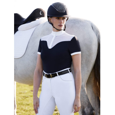Polo da concorso Emily LeMieux maniche corte Marina modello antico Polo da concorso Emily LeMieux maniche corte Marina modello antico