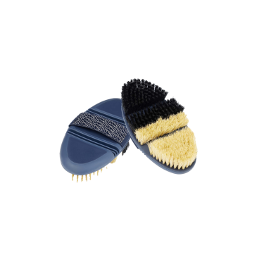 Spazzola Flexi Half & Half Grooming LeMieux Marina Blu marino