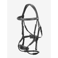 Briglia LeMieux Kudos museruola anatomica regolabile Nero / argento