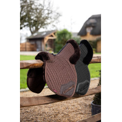 Tapis Amortisseur hunter LeMieux Lined Close Contact Marron / marron Tapis Amortisseur hunter LeMieux Lined Close Contact Marron / marron