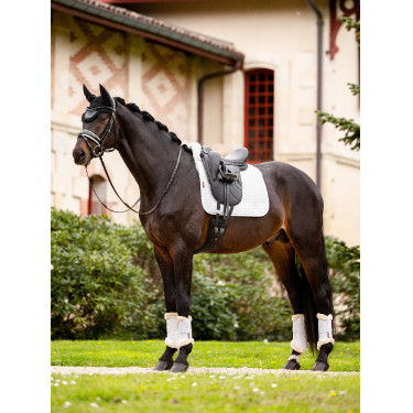 Sottosella da Dressage LeMieux Merino+ Foderato Bianco / bianco