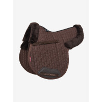 Tapis hunter LeMieux Merino+ doublé sur la moitié Marron / marron