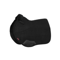 Tappetino ammortizzante LeMieux Merino+ foderato in suede EuroJump Square Nero / nero Tappetino ammortizzante LeMieux Merino+ foderato in suede EuroJump Square Nero / nero