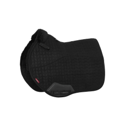 Tappetino ammortizzante LeMieux Merino+ foderato in suede EuroJump Square Nero / nero Tappetino ammortizzante LeMieux Merino+ foderato in suede EuroJump Square Nero / nero