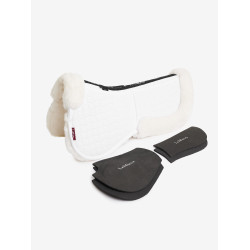 Ammortizzatore con cunei LeMieux Merino+ ProSorb 2 Tasche Bianco / bianco Ammortizzatore con cunei LeMieux Merino+ ProSorb 2 Tasche Bianco / bianco