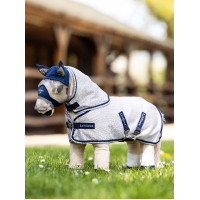 Camicia anti-mosche per giocattolo Mini Pony LeMieux Grigio / blu navy Camicia anti-mosche per giocattolo Mini Pony LeMieux Grigio / blu navy