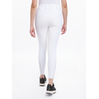 Pantaloni LeMieux Lottie con fondo integrale in suede Bianco