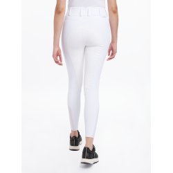 Pantaloni LeMieux Lottie con fondo integrale in suede Bianco