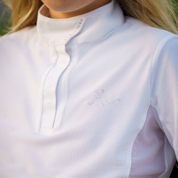 Camicia da concorso HV Polo Laura kids Bianco