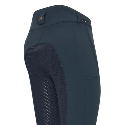 Pantaloni da equitazione Easy Rider Queen Diamond con grip in silicone Marina Blu marino