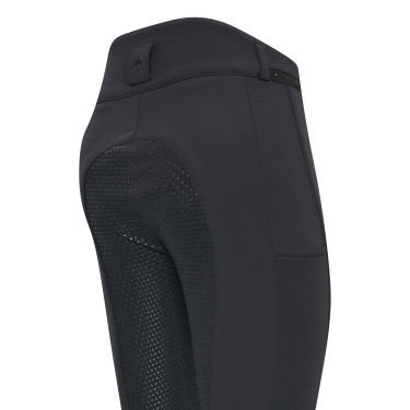 Pantaloni da equitazione Easy Rider Queen Diamond con grip in silicone Nero