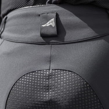 Pantaloni da equitazione Easy Rider Queen Diamond con grip in silicone Nero