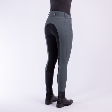 Pantaloni da equitazione Easy Rider Queen Diamond con fondo in pelle Castoro scuro Pantaloni da equitazione Easy Rider Queen Diamond con fondo in pelle Castoro scuro