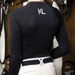 Maglia da allenamento body donna Kingsland Marina Blu marino