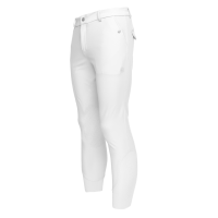 Pantalon d'équitation sans couture grips genoux homme KLkoa Kingsland Blanc