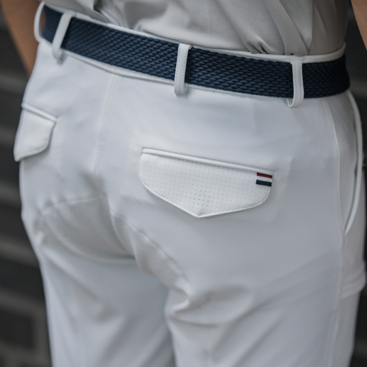 Pantaloni da equitazione senza cuciture con grip al ginocchio da uomo KLkoa Kingsland Pantaloni da equitazione senza cuciture con grip al ginocchio da uomo KLkoa Kingsland