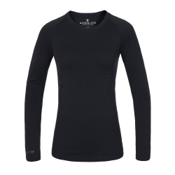 Roma chemise d'entraînement manches longues sans couture femme Kingsland Blanc