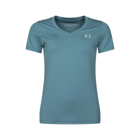 T-shirt Col en V femme Kingsland Bleu canard T-shirt Col en V femme Kingsland Bleu canard