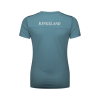 T-shirt Col en V femme Kingsland Bleu canard T-shirt Col en V femme Kingsland Bleu canard