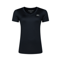 T-shirt Col en V femme Kingsland Bleu canard T-shirt Col en V femme Kingsland Bleu canard