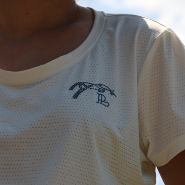 T-shirt Tecty Pénélope maniche corte Ecrù Bianco
