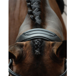 Briglia anatomica Collegiate ComFiTec Vogue Nero Briglia anatomica Collegiate ComFiTec Vogue Nero