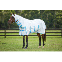 Coperta anti-dermatite Weatherbeeta ComFiTec Bianco / blu Coperta anti-dermatite Weatherbeeta ComFiTec Bianco / blu