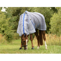 Coperta anti-mosche WeatherBeeta ComFiTec Ripshield Plus Bianco / blu Coperta anti-mosche WeatherBeeta ComFiTec Ripshield Plus Bianco / blu
