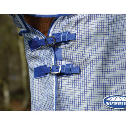 Coperta anti-mosche WeatherBeeta ComFiTec Ripshield Plus Bianco / blu Coperta anti-mosche WeatherBeeta ComFiTec Ripshield Plus Bianco / blu