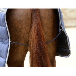 Coperta da scuderia Weatherbeeta Combo Channel Quilt II Blu scuro / grigio / bianco