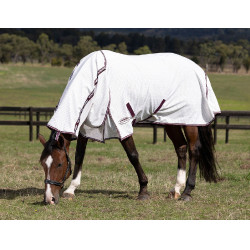 Coperta estiva Weatherbeeta Hybrid combo Bianco / marrone Coperta estiva Weatherbeeta Hybrid combo Bianco / marrone