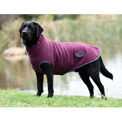 Coperta per cane Weatherbeeta in pile ComFiTec Bordeaux / grigio