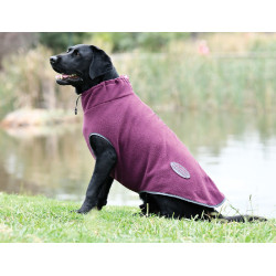 Coperta per cane Weatherbeeta in pile ComFiTec Bordeaux / grigio
