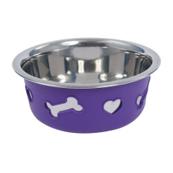 Ciotola antiscivolo per cani Weatherbeeta Viola scuro