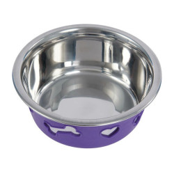 Ciotola antiscivolo per cani Weatherbeeta Viola scuro