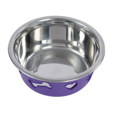 Ciotola antiscivolo per cani Weatherbeeta Viola scuro