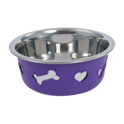 Ciotola antiscivolo per cani Weatherbeeta Viola scuro