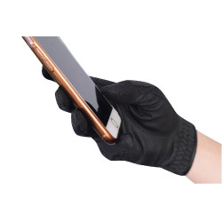 Guanti Dublin in maglia Nero