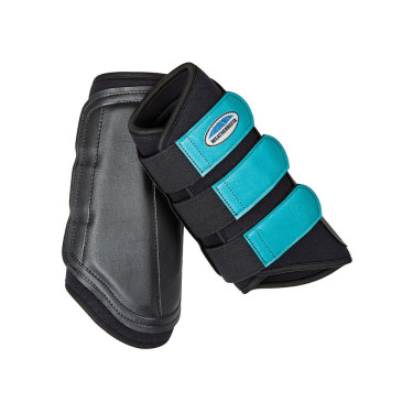 Stinchiere da cross Weatherbeeta anteriori Nero / turchese