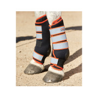 Stinchiere da riposo rinforzate Weatherbeeta Therapy-Tec Nero / argento / rosso Stinchiere da riposo rinforzate Weatherbeeta Therapy-Tec Nero / argento / rosso