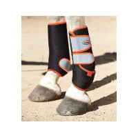 Stinchiere da riposo Weatherbeeta Therapy-Tec Nero / argento / rosso Stinchiere da riposo Weatherbeeta Therapy-Tec Nero / argento / rosso