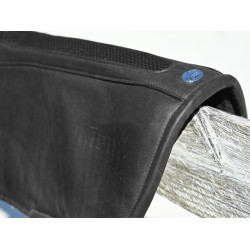 Ammortizzatore Jump'In anatomico in cuoio e feltro Nero