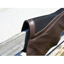 Ammortizzatore Jump'In anatomico in cuoio e feltro Nero