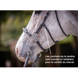 Briglia Hackamore Jump'In week Nero