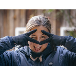 Guanti Jump'In Polartec Nero