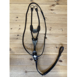 Martingala elastica Jump'In ad anelli Week Mogano Bordeaux