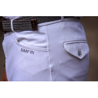 Pantaloni da equitazione uomo Jump'In Super X Bianco