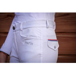 Pantaloni da equitazione Junior unisex Sacha Jump'In Bianco Pantaloni da equitazione Junior unisex Sacha Jump'In Bianco